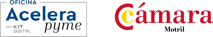 Logos de Oficina AceleraPYME y Cámara de Comercio de Motril